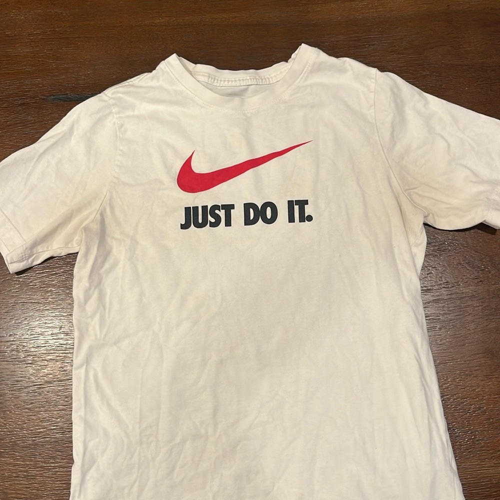 Nike Just do it youth T-shirt white